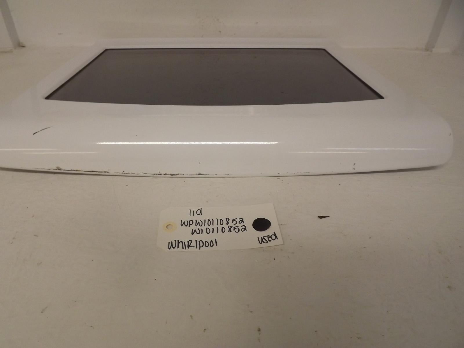 Whirlpool Washer WPW10110852 W10110852 Lid Used Whirlpool Washer WPW10110852 W10110852 Lid Used
